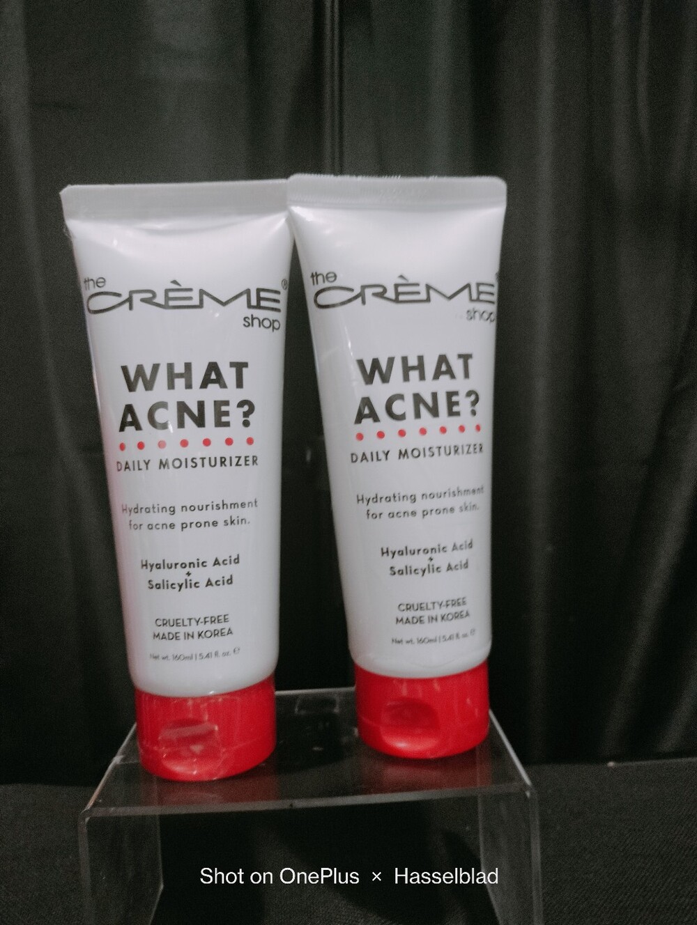 The Crème Shop What Acne? Daily Moisturizer - White with Red Cap